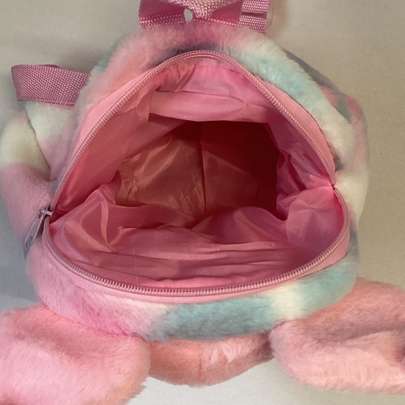 Pink and Multicolor Kids Backpack - Picture 4 of 6